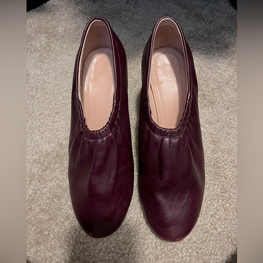 Celine Leather Glove Pump 37.5